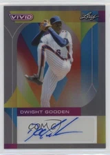 2022 Leaf Vivid Gray 35/40 Dwight Gooden #BA-DG1 Auto s5j