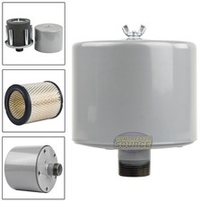 1.25" Inch Air Compressor Intake Filter Silencer Metal Housing Canister U.S.A.