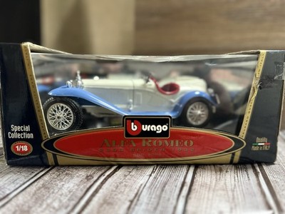 Bburago Alfa Romeo 2300 Spider 1932 1:18 Diecast Model Car New in Box Italy 