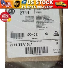 New ALLEN BRADLEY PANELVIEW 550 2711-T5A15L1 2711T5A15L1 Free Ship US Free Tax