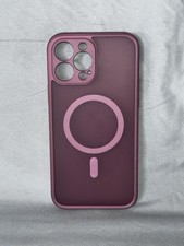 MAGSAFE SILICON Cell Phone Case Cover For Iphone 13 PRO MAX Magenta