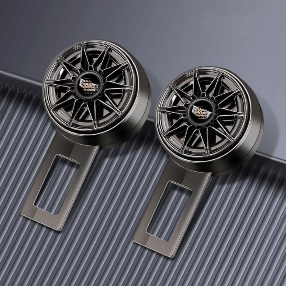 2PCS Car Safety Seat Belt Clips Clamp Buckle Adjustment Lock Fits for Cadillac - Image 2 of 4