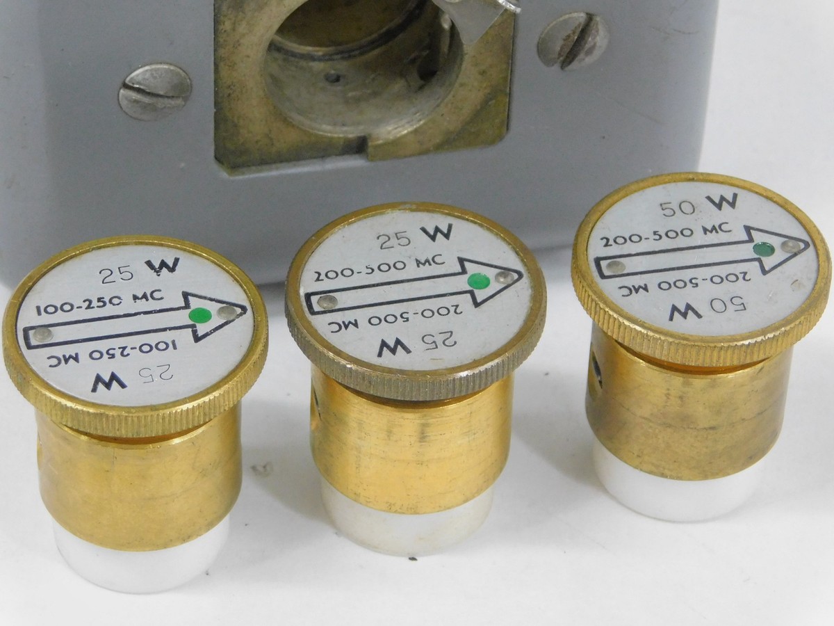 Bird 43用　エレメント　M-102 Bird 43 Vintage Ham Radio Power Meter Wattmeter w/ Slugs