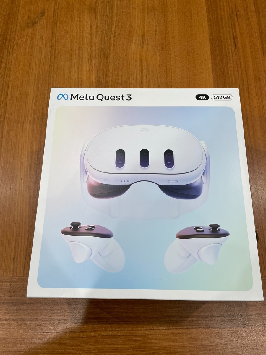 Meta Quest 3 512GB VR Headset - White for sale online | eBay