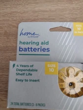 Home By Rite Aid 24 Pack Size 10 Hearing Aid Batteries