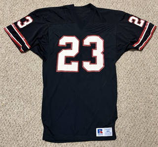 Game Worn Used 1984 USFL Houston Gamblers Jersey #23 Dykes Jets Chargers