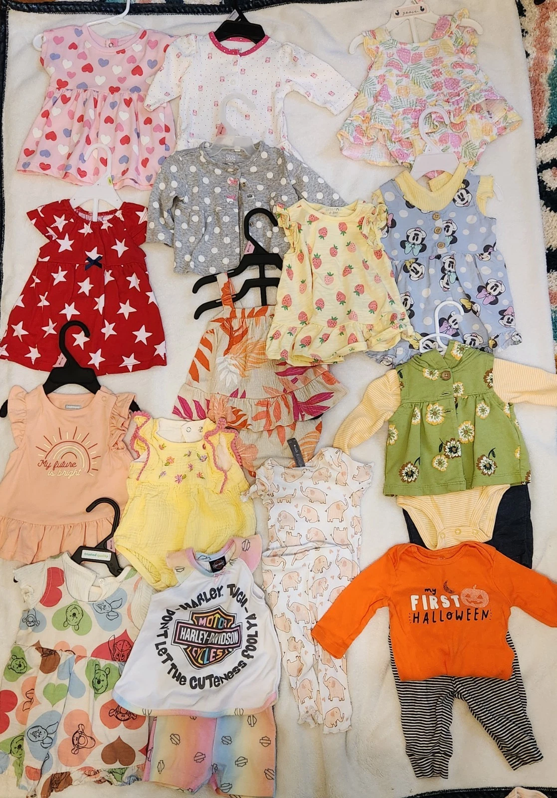 Baby Girl Clothes, Size 0-3 months, Lot of 15