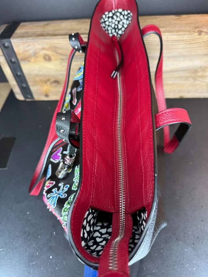 RARE Brighton Fashionista Love Scribble Tote Bag Grafitti RETIRED Black Purse - Image 2 of 4