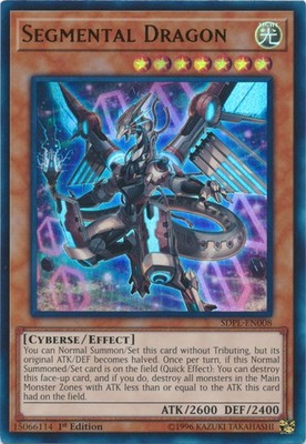 Segmental Dragon - SDPL-EN008 - Ultra Rare - 1st Edition - Damaged
