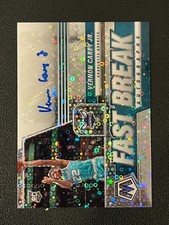 Vernon Carey Jr 2020-21 Mosaic Rookie Auto Fast Break Disco Hornets FB-VCJ