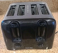 Proctor Silex 24608 4 Slice Extra Wide Slots Toaster TESTED/WORKING
