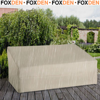 Waterproof 600D Oxford Furniture Cover Outdoor Garden Protector for 3 Sofa Seats