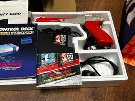 Nintendo NES Action Set UK Version BOXED! Complete w/ Inserts, Manuals + Posters