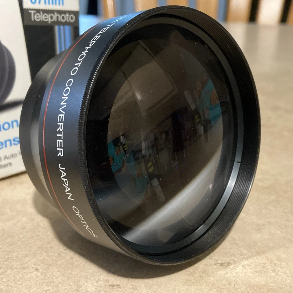 Lente de accesorio teleobjetivo General Brand 67 mm 2,2x para cámara digital, negro.Usado Foto 2 de 4