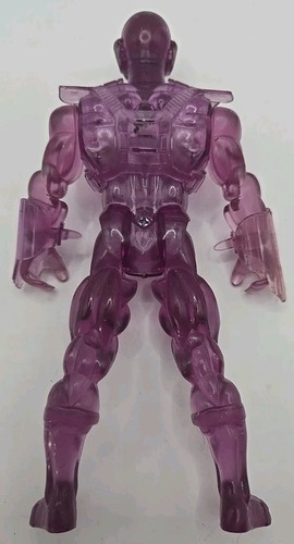 Vintage 1990s Translucent Purple Robot Action Figure – 5.5” Sci-Fi Warrior Toy - Picture 2 of 2