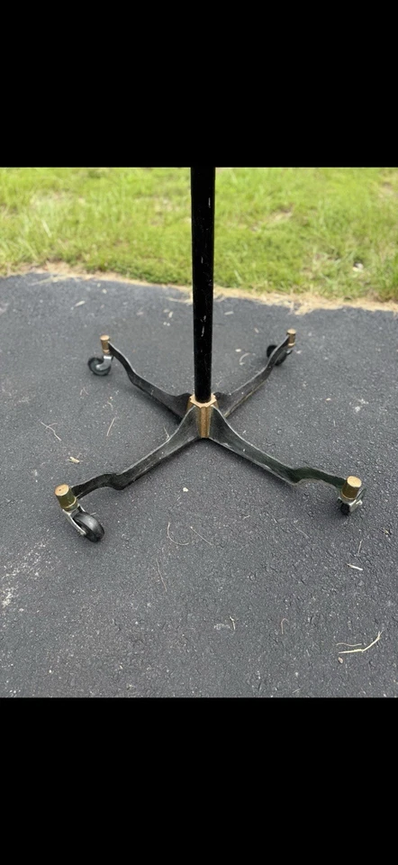 Perchero colgante redondo ajustable de la década de 1890 para ropa entrada Unión Victoriana Foto 3 de 3