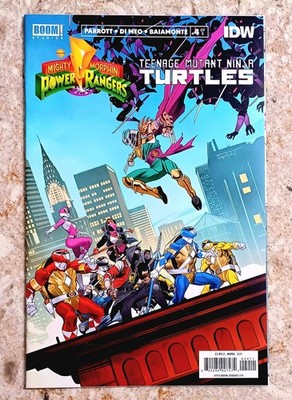 Power Rangers TMNT #4 IDW Boom Studios 2019 1st Print Crossover Comic