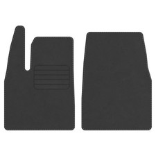 Velours Fußmatten für Tesla X ab Bj. 2021 Neu Automatten Passend VORNE ANTR PREM