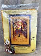 Vintage Paragon Needlepoint Craft Kit Evening Prayer 16" x 24" Unused 1975