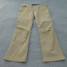 Eddie Bauer Pants Mens 36x30 Beige Hiking Outdoor Cargo Lightweight Stretch