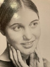 Grande Photo Argentique Louis Renoult Portrait Femme Photographie 1970 Art