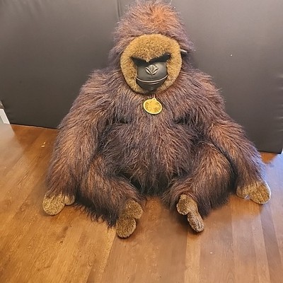 Plush Gorilla Classic Aurora 1997 Monkey Ape Animal Kingdom Jumbo