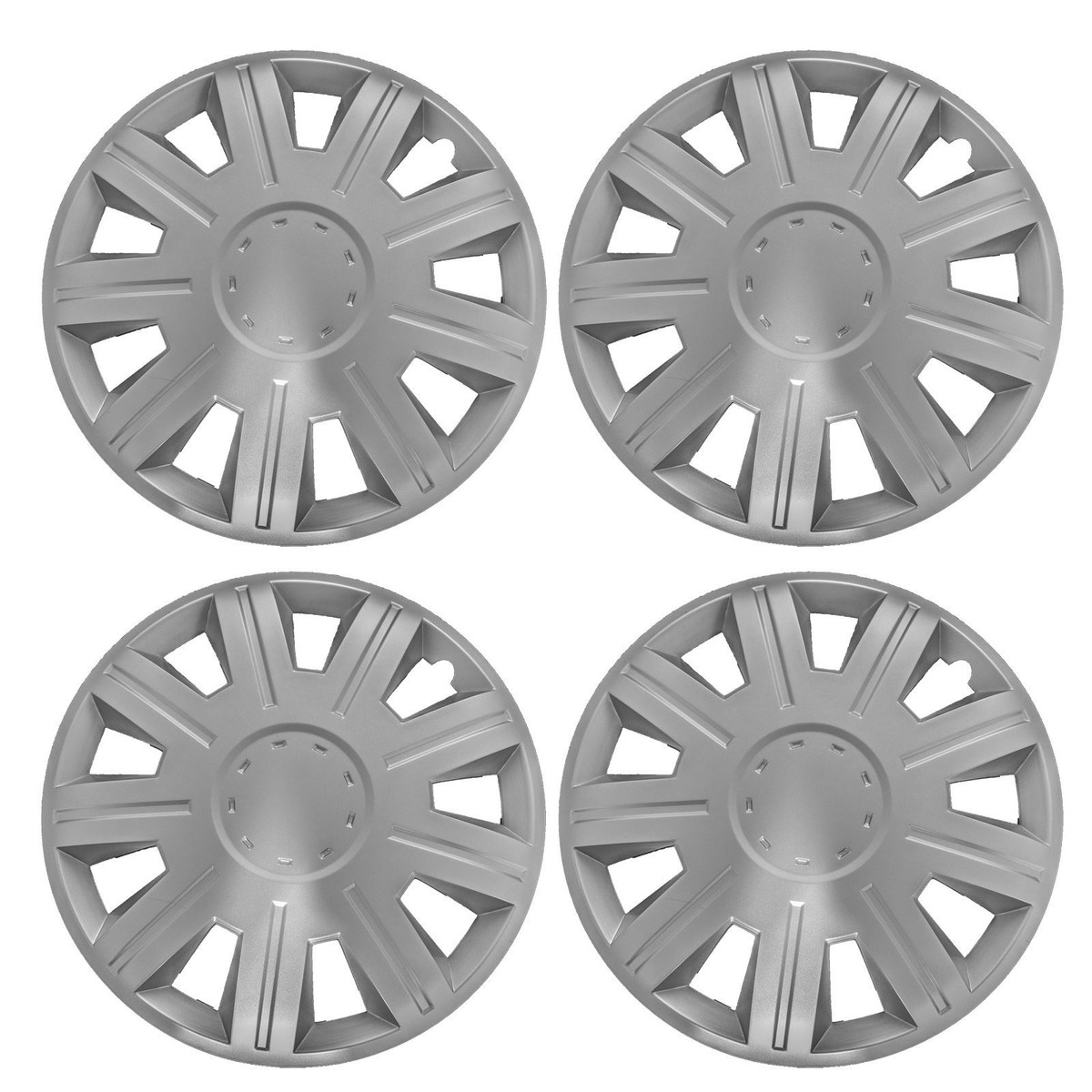 UKB4C 4x Wheel Trims Hub Caps 14" Covers Fits Fiat Punto - View #4