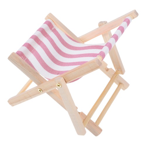 Wooden Ornaments Office Mobile Phone Deck Chair Holder Stand for Desk Cute - 第 2/12 張圖片