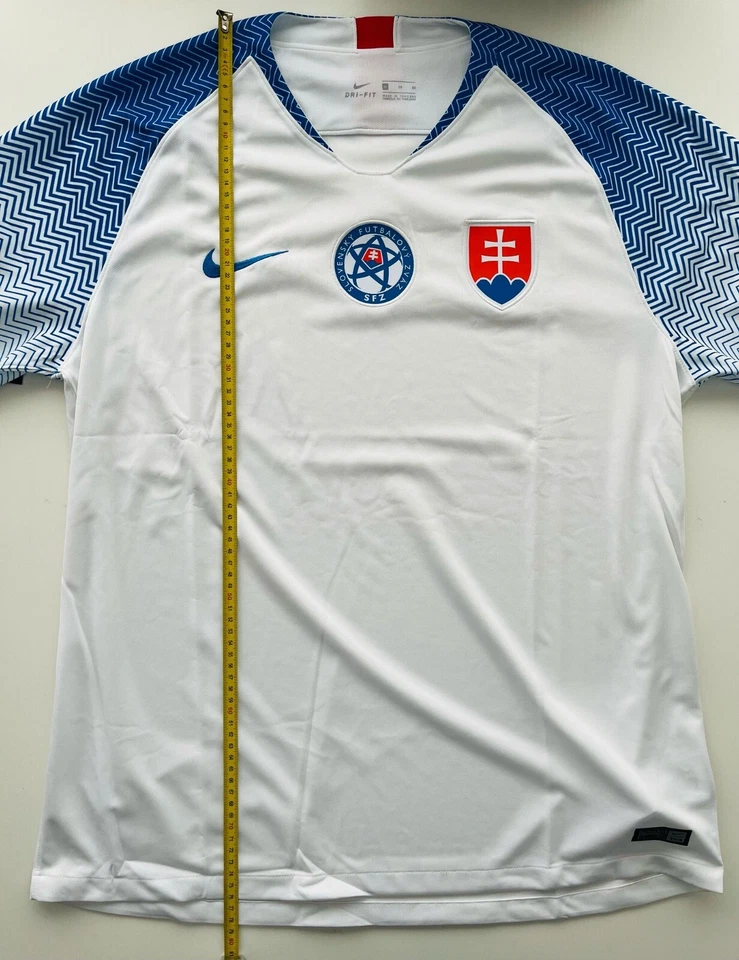 CAMISETA / SHIRT / TRIKOT SLOVAKIA AWAY 2022 XL 100% AUTHENTIC NIKE CD0735-100 - Imagen 4 de 4