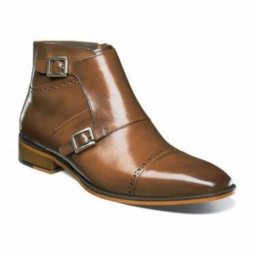 Stacy Adams Hombre Kason Gorra Punta Doble Monje botas Saddle Tan 25127-257 Stacy Adams Hombre Kason Gorra Punta Doble Monje botas Saddle Tan 25127-257