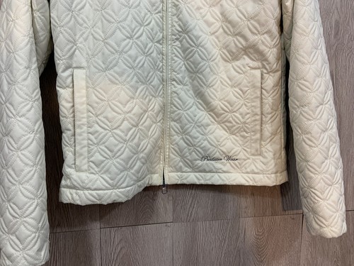 Women's Medium Predator Mountain Wear Ski Jacket Cream Coat Quilted Lightweight - Picture 5 of 12