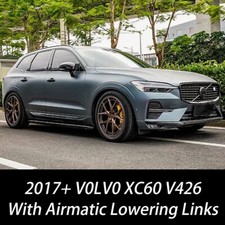 For 17+ VOLVO V426 XC60 Adjustable Air Suspension Lowering Links Kit Module Rods