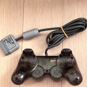Sony PlayStation 1 PS PS1 DualShock Analog Controller SCPH-1200 Smoke Clear Gray
