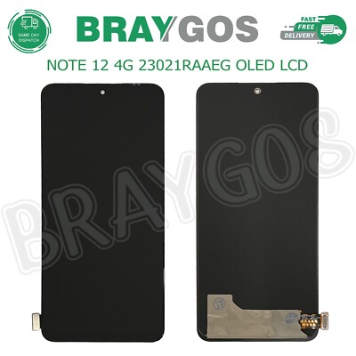 For Xiaomi Redmi Note 12 4G 23021RAAEG OLED LCD Display Touch Screen Digitizer