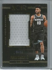 Frank Mason III 17/18 Panini Noir Jumbo Game Used Jersey Rookie #09/10