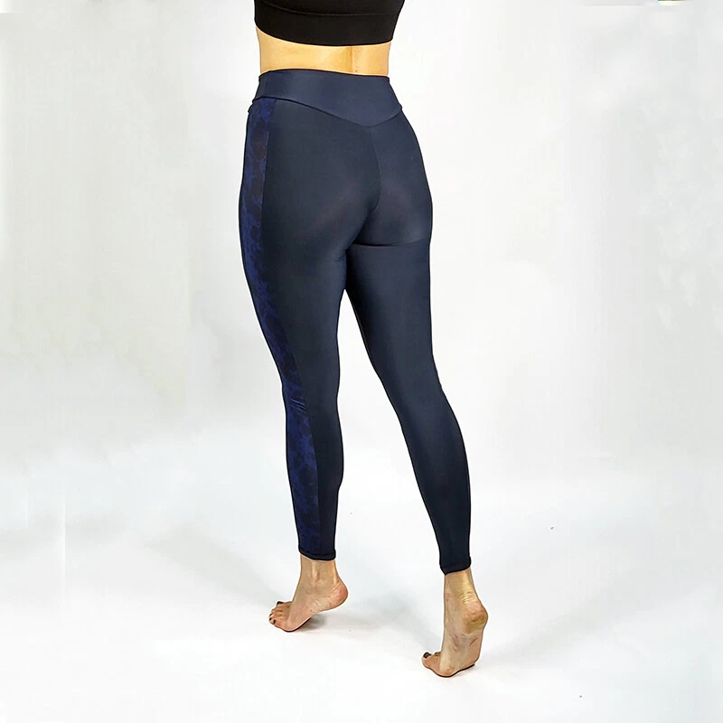 Proskins SLIM Azzuri Blue Narrow Panel Anti Cellulite Compression Leggings