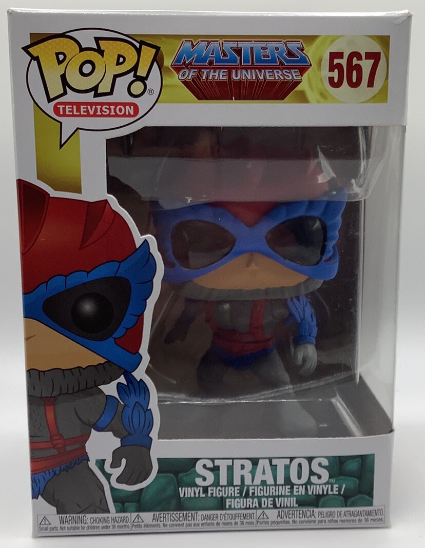 Stratos 567 MOTU Funko Pop! Figura de vinilo de televisión con estuche rígido