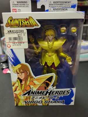 Figurine Saint Seiya Chevaliers Du Zodiaque Virgo Shaka - Bandai, 6.5 Pouces, Neuve