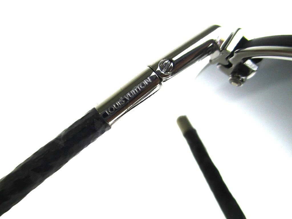 Auth LOUIS VUITTON Monogram Eclipse Eye Wear Cloc… - image 10