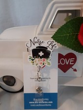 Nurse Life Badge Reel Holder/ ID / Medical Alligator Clip