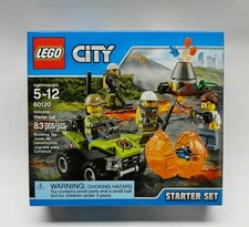 Lego #60120 City Volcano Starter set 2016 NEW/SEALED/RETIRED