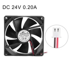 9225 24V DC Cooling Fan with Long Life Dual Ball Bearings 92mm x 92mm x 25mm