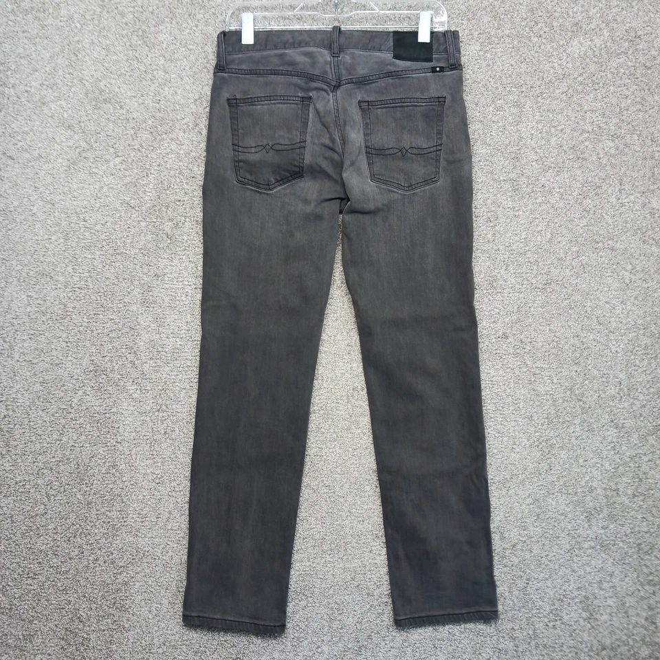 Lucky Brand 221 Jeans Mens 30X30 Black Original Straight Denim Handcrafted - Image 2 of 4