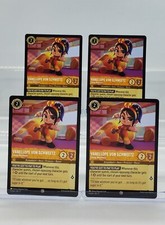 Disney Lorcana Vanellope von Schweetz - Candy Mechanic 9/204 Shimmering 4 Cards