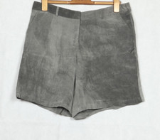 Markus Lupfer staubgrau maßgeschneiderte Rock Shorts Gr. Large neu mit Etikett