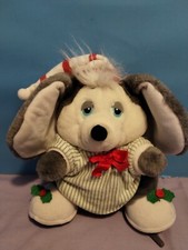 VTG 1987 9  Applause Christmas Sugarplum Mouse Plush Adorable Stuffed Toy