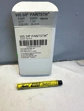 MARKAL WS 3/8 PAINTSTIK 82423 BLACK TEMPORARY MARKERS (LOT/12) NEW FREE SHIPPING