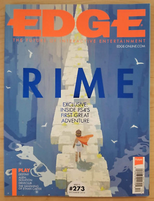 Edge #273 (Dec 2014, UK gaming magazine) Rime cover, Yakuza Zero 0, Destiny