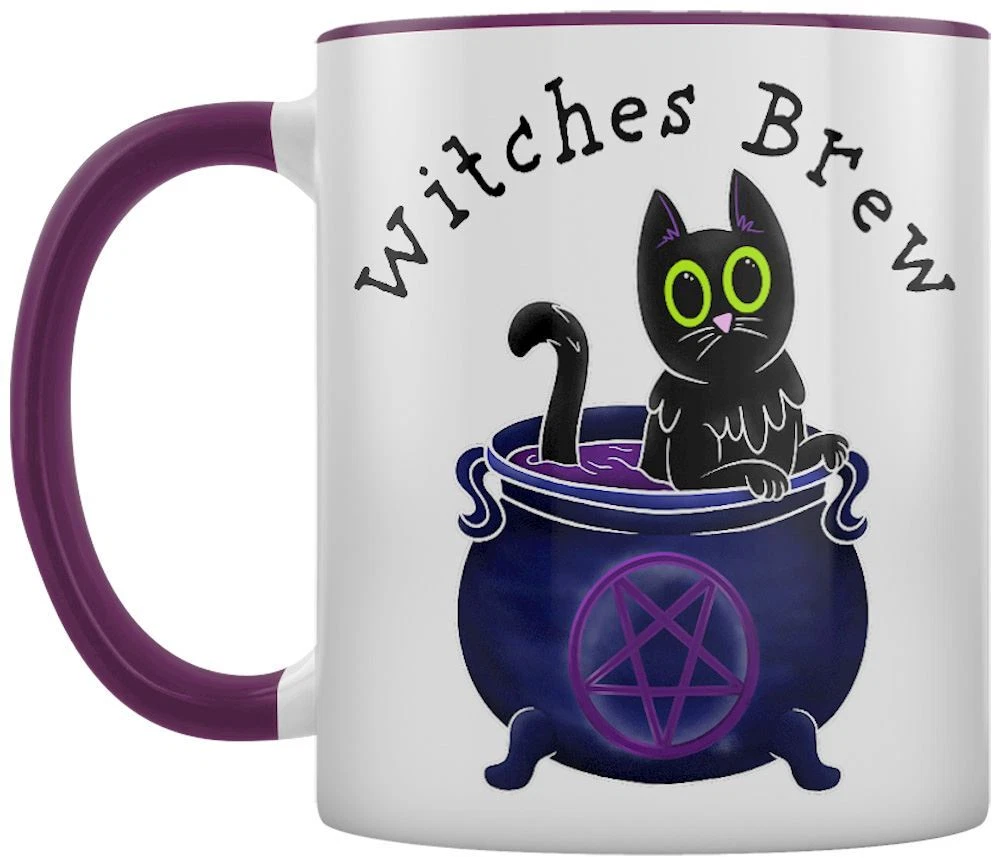 Witches Brew Shadow Kitten 2-Tone Mug