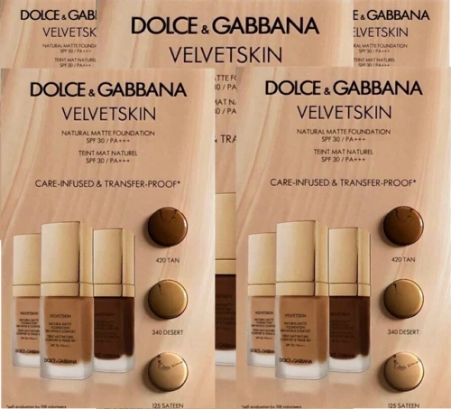 Dolce Gabbana Velvet Skin Tan Desert Sateen 3 0.5ml 10pk